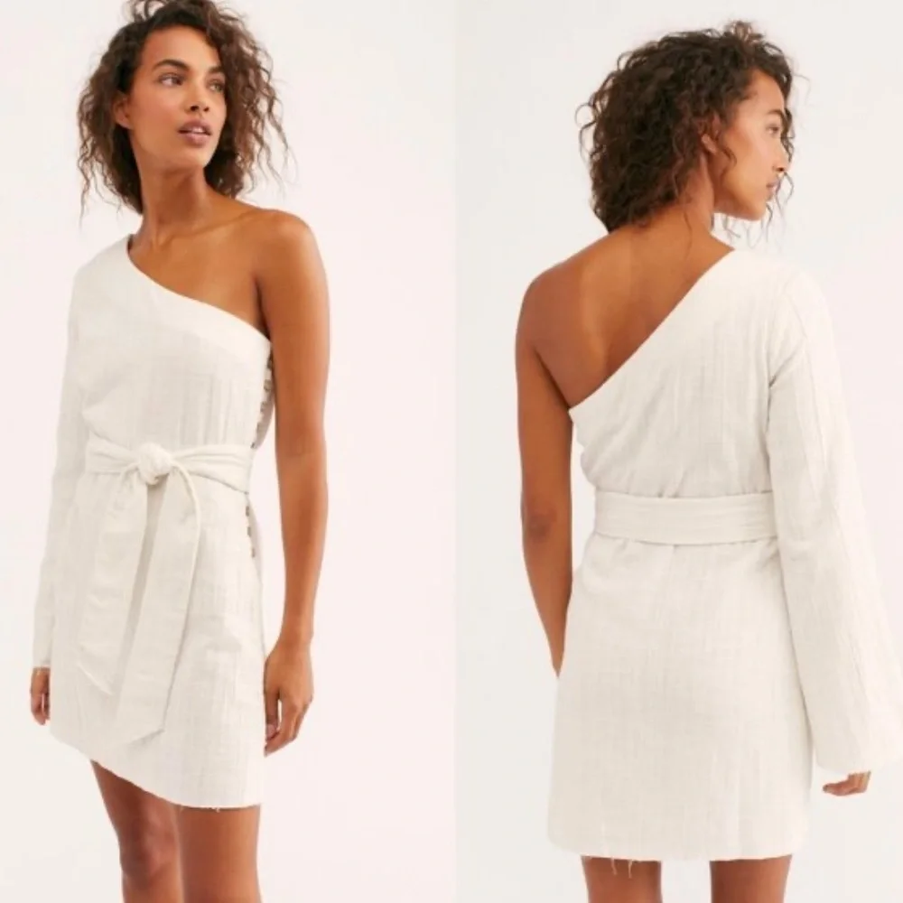 Free People Eyein’ This mini dress in ivory xs